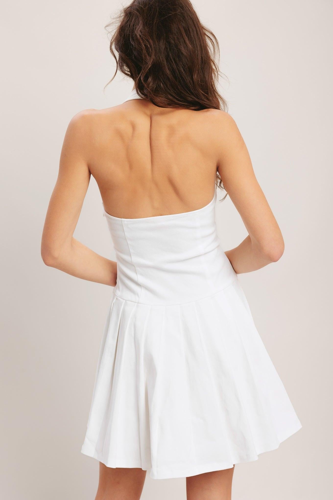 SUMMER CLUBHOUSE WOVEN MINI DRESS