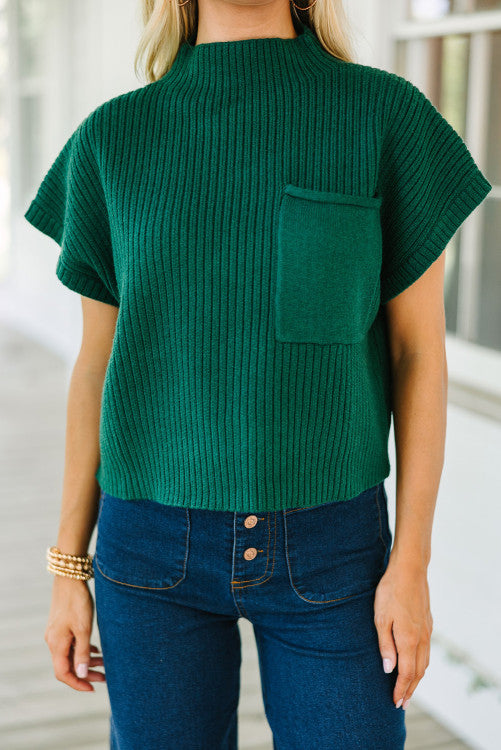 Green Spring Sweater