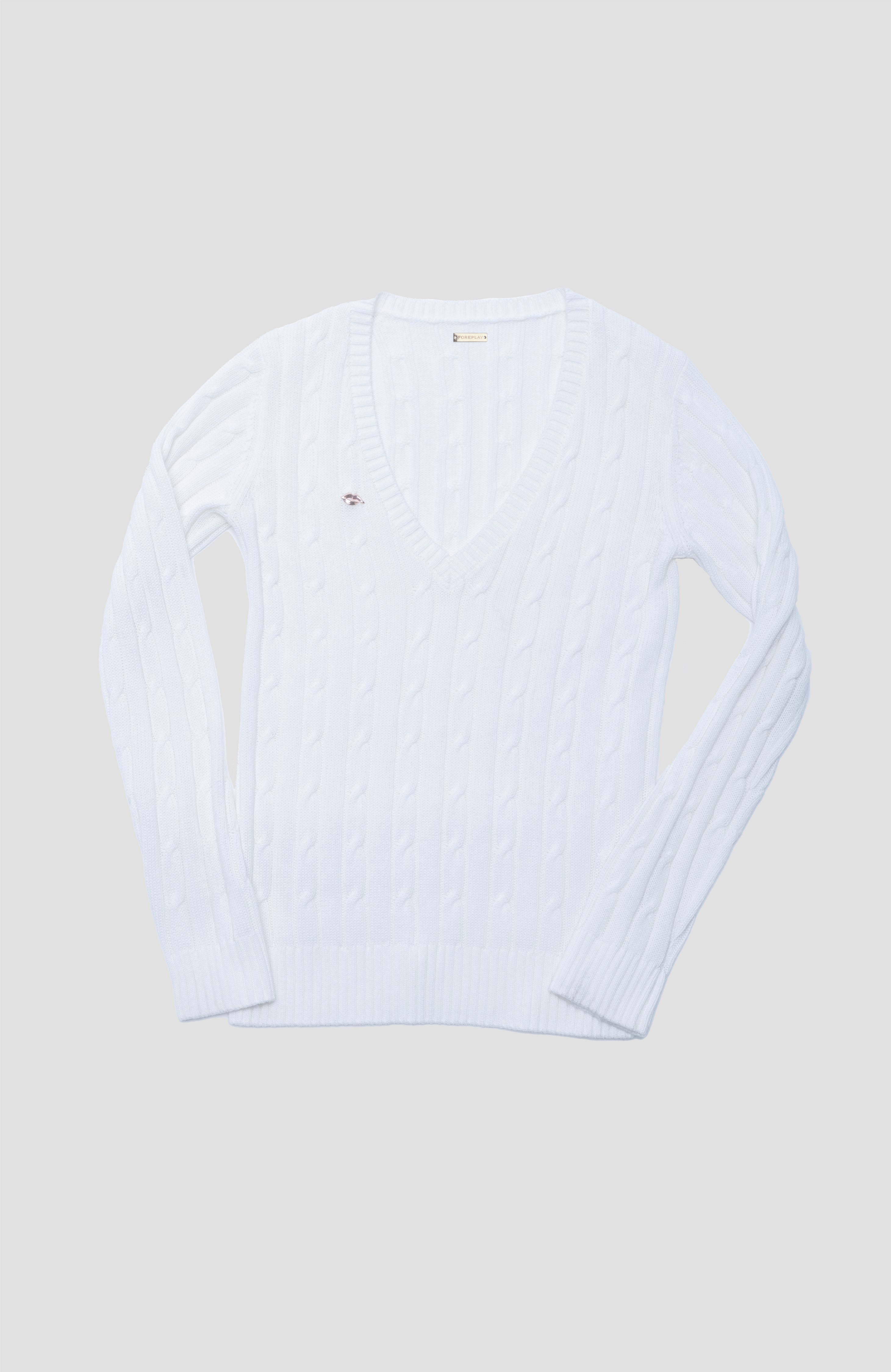 Foreplay Women’s Golf Sweater - Luxe Cashmere