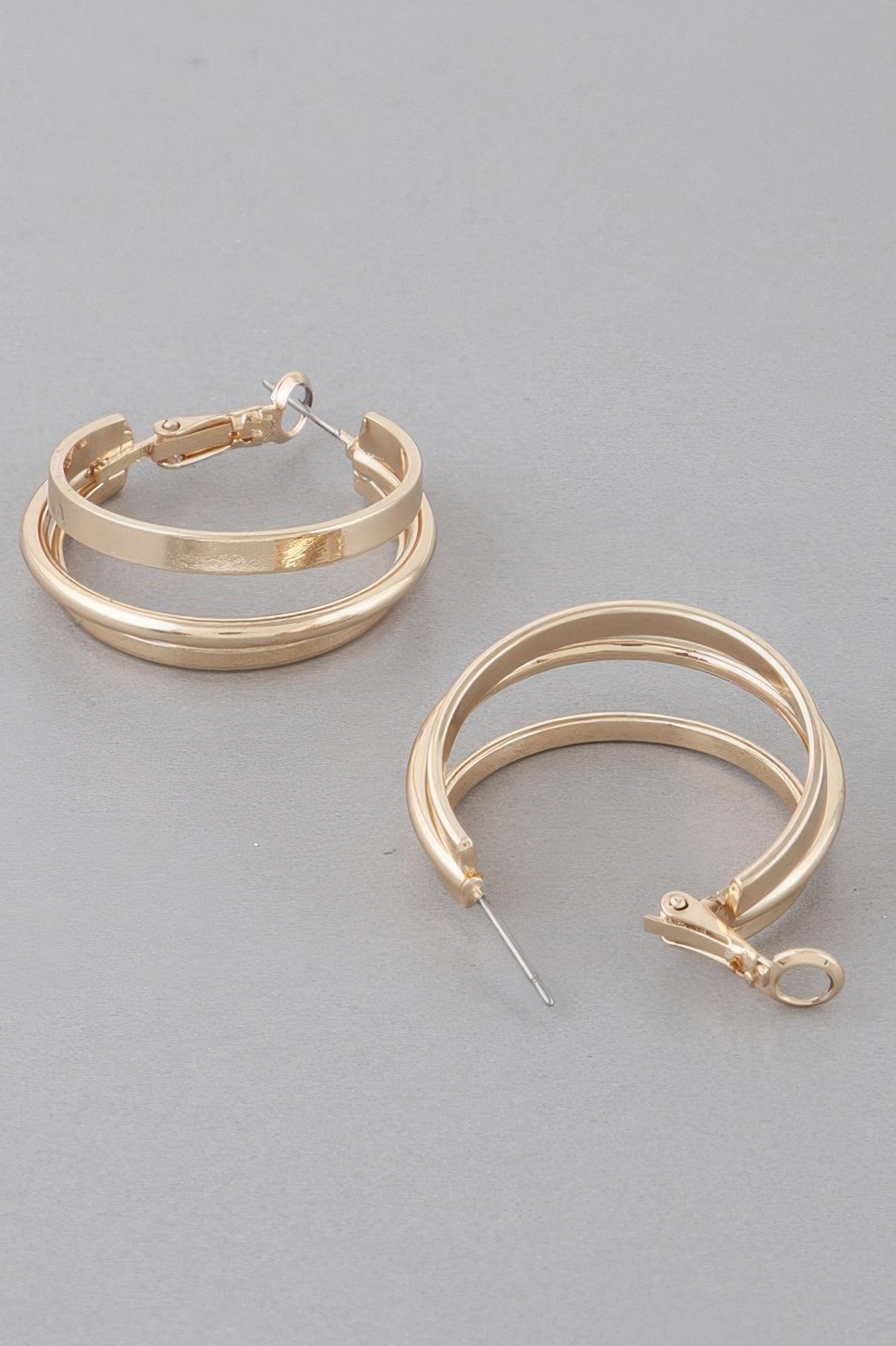 Interlaced Hoop Earrings