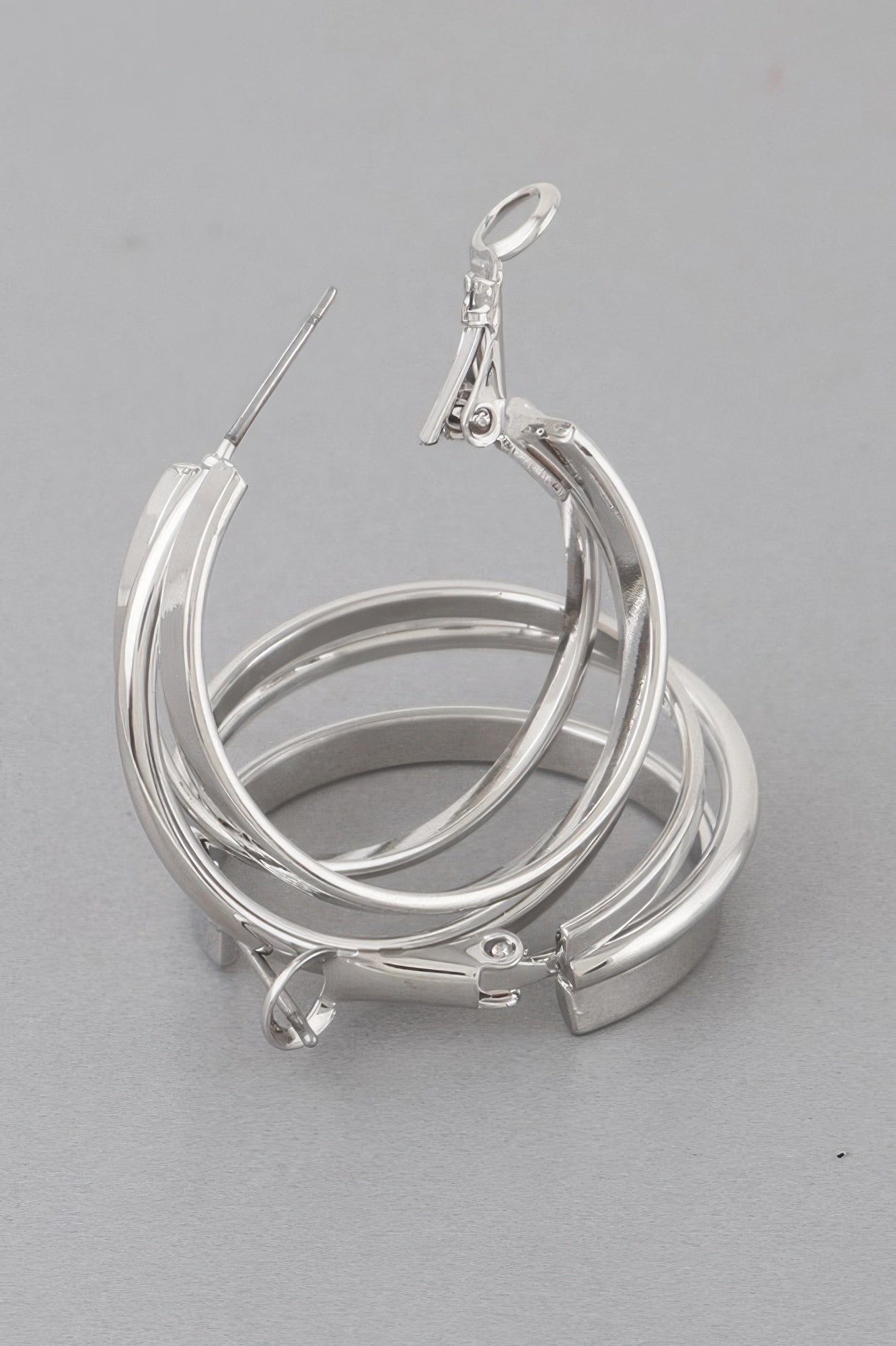 Interlaced Hoop Earrings