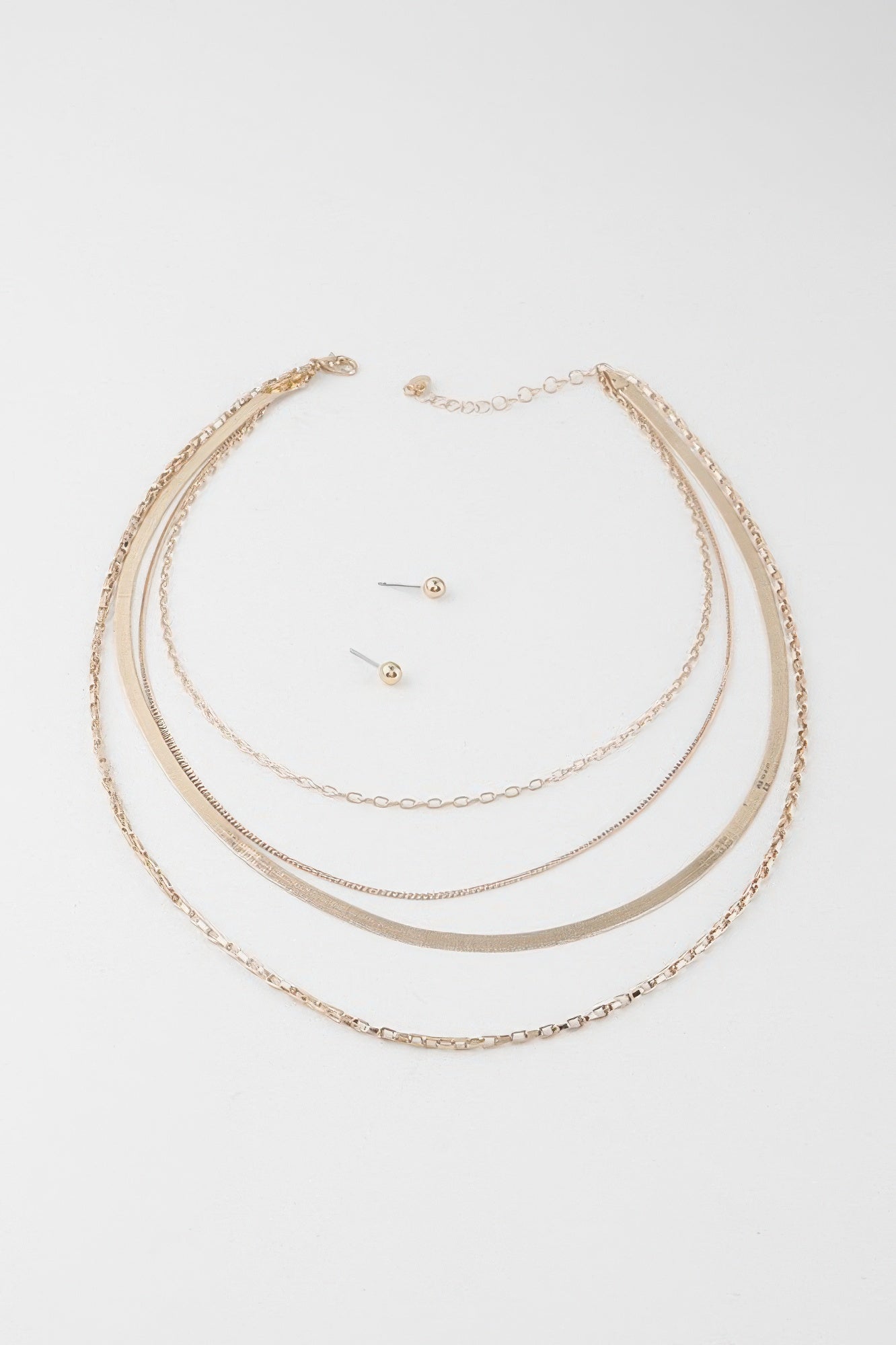 Multi Snake Chain Necklace