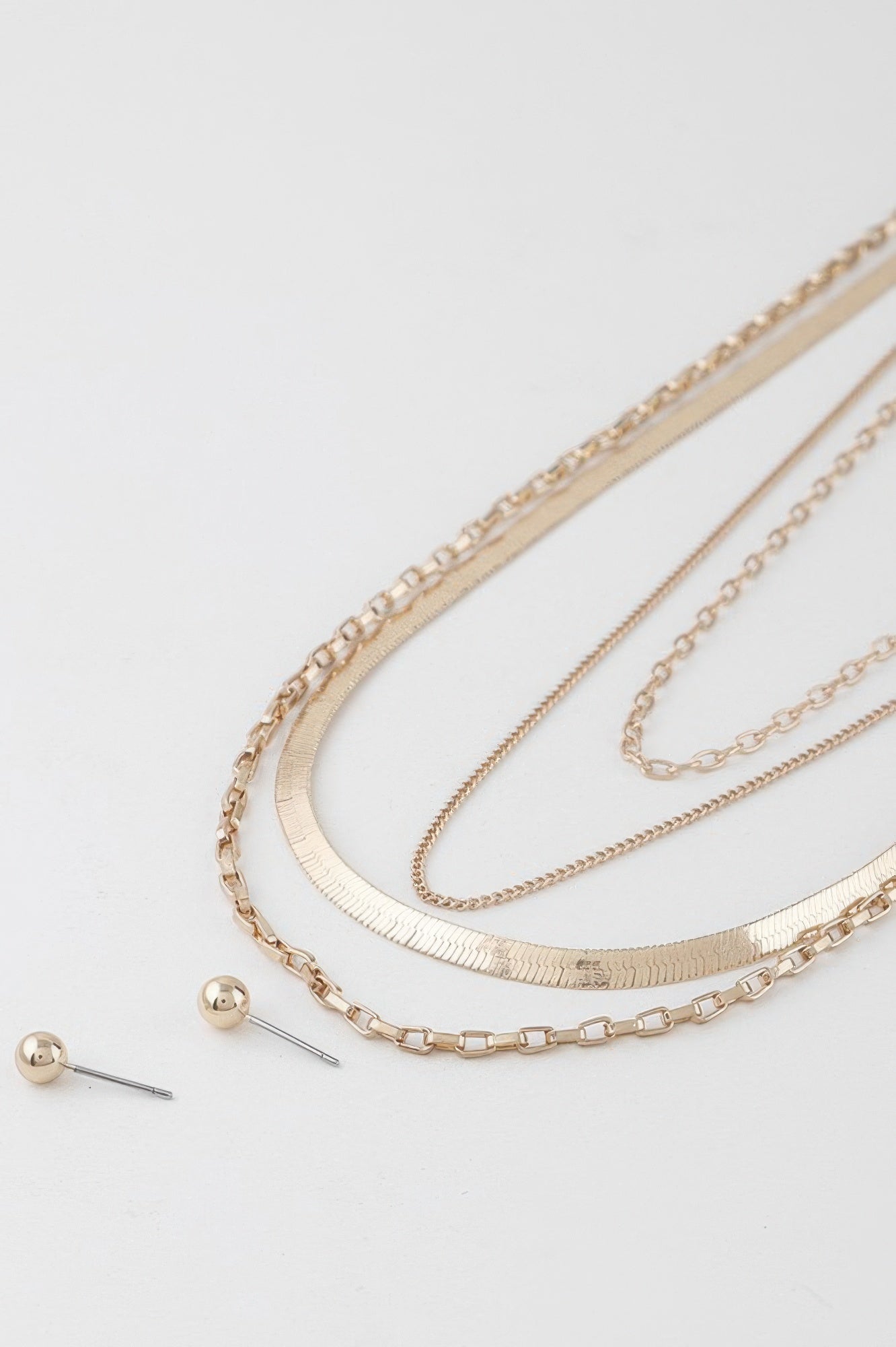 Multi Snake Chain Necklace