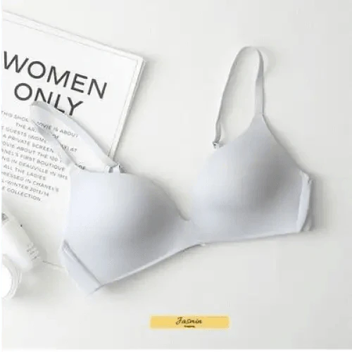 Seamless Bras for Women Push Up Bra No Wire Brassiere A B Cup Underwear Bra Three Quarters 3/4 Cup Thin Soft