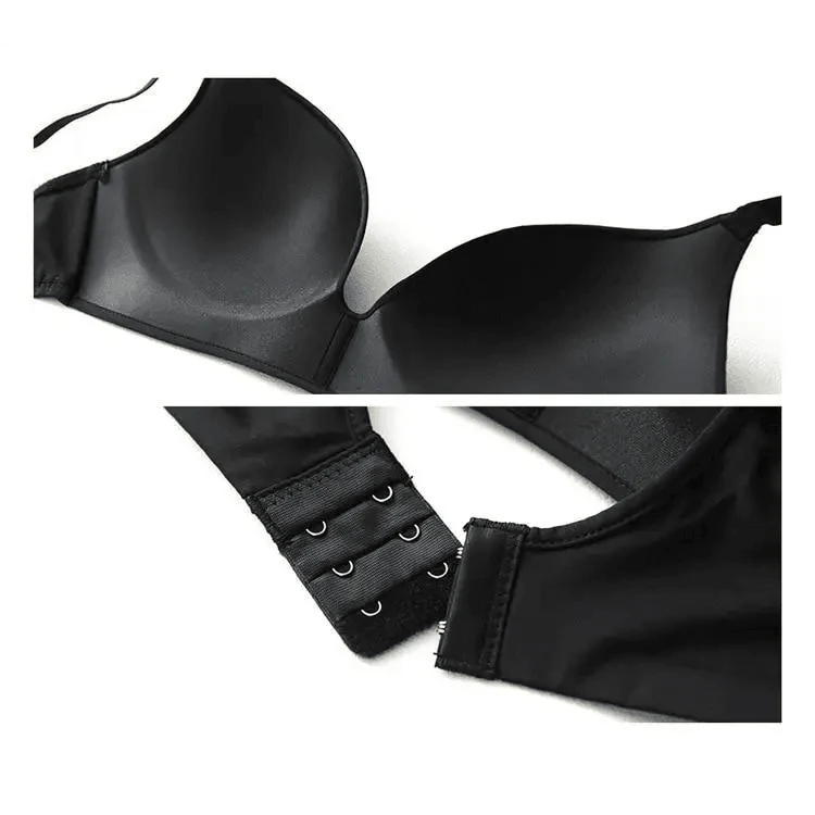 Seamless Bras for Women Push Up Bra No Wire Brassiere A B Cup Underwear Bra Three Quarters 3/4 Cup Thin Soft