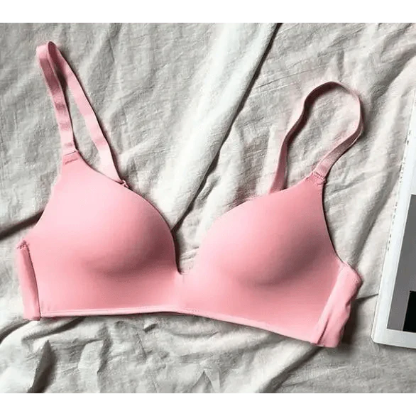 Seamless Bras for Women Push Up Bra No Wire Brassiere A B Cup Underwear Bra Three Quarters 3/4 Cup Thin Soft